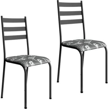 Imagem de Kit 2 Cadeiras para Cozinha e Sala de Jantar 541.sli - MBM DECOR