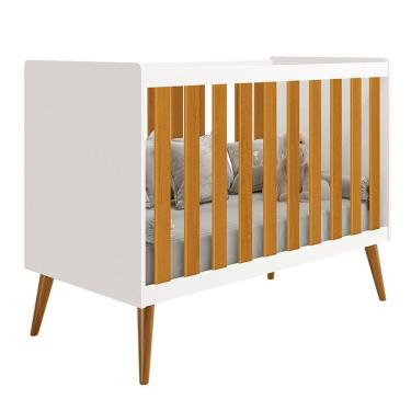 Imagem de Berço Americano Isis Branco/savana - Reller Móveis Branco/savana