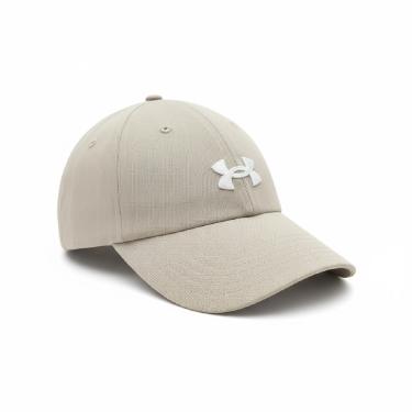 Imagem de Boné Under Armour Blitzing Aba Curva Bege Oficial Tamanho:Único;Cor:Bege
