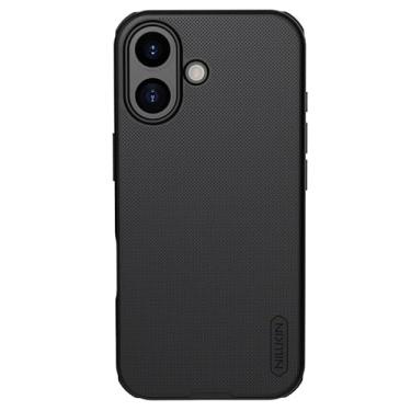 Imagem de Capa Anti Impacto Nillkin Frosted Pro compativel com a linha iPhone 17, Proteção em Policarbonato e TPU, Textura Aderente (preto, iPhone 17)