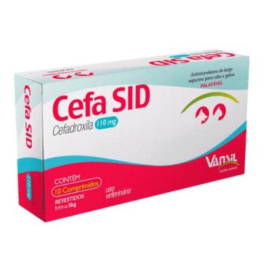 Imagem de Antibiótico Cefa SID para Cães e Gatos com 10 comprimidos de 110 mg - 
