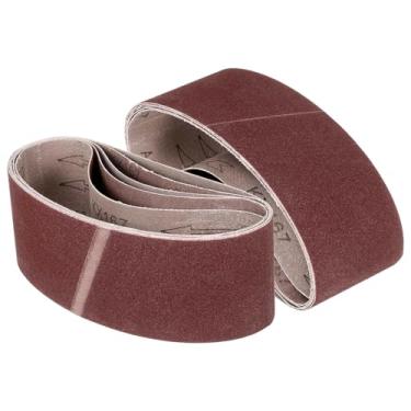 Imagem de CoCud Cinto de lixamento de 7,5 cm x 45,7 cm, 12 peças, 60/80/120/180/240/400, correias afiadoras de facas de óxido de alumínio, afiação de trabalho para lixadeira de cinto, ferramenta de entalhe de