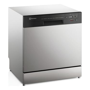 Imagem de Lava Loucas 8 Servicos 220v Inox Lava E Seca  Electrolux