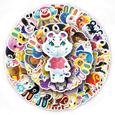 Imagem de Adesivos Animals Crossings em vinil impermeável Anime (50 unidades)