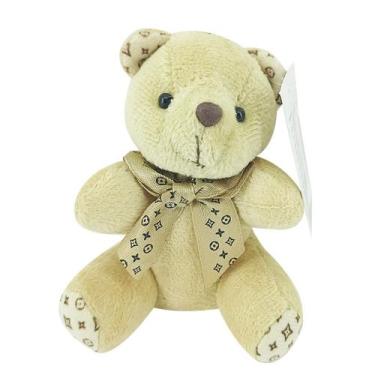 Imagem de Chaveiro de Ursinho 5cm Decorativa Fofo - Aliança, Cinza