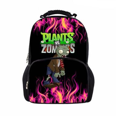 Imagem de Mochila Anime School Bag Plants Zombies Kids 35x19x48cm