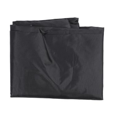 Imagem de QANYEGN Capa retrátil de tecido para toldo, capa protetora à prova de água e poeira, cobertura retrátil para varanda externa, pátio, jardim (Preta)