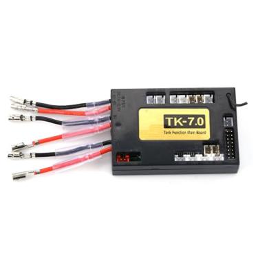 Imagem de ZEZEFUFU RC 2,4 GHz TK-7.0 Placa de unidade principal com antena para tanques de controle remoto Heng Long 1:16 acessórios