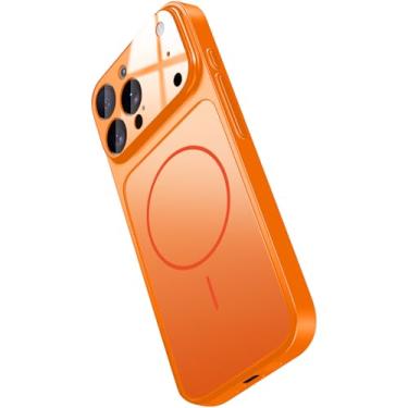 Imagem de Hovisi [Transforme-se em um iPhone 17] Capa magnética para iPhone 16 Pro com protetor de lente de câmera, textura fosca, proteção à prova de choque de grau militar, capa de telefone ao ar livre para