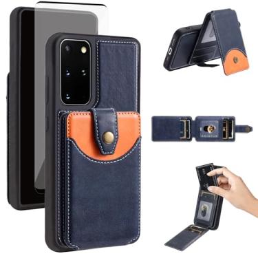 Imagem de Asuwish Capa de celular para Samsung Galaxy S20 5G 6,2 polegadas capa carteira celular compatível com protetor de tela de vidro temperado Magsafe suporte fino suporte de cartão de crédito ID S 20 20S