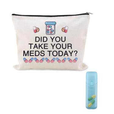 Imagem de Bolsa pequena de remédios de viagem, presentes para pacientes com câncer, presentes hospitalares para pacientes, bolsa de suprimentos de medicamentos, bolsas de presente de técnico de farmácia, médico