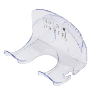 Imagem de Dioche Suporte para Secador de Cabelo Montado na Parede Cabide para Secador de Cabelo Sem Perfuração Organizador de Ferramentas de para Banheiro Design Com Economia de Espaço