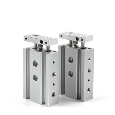 Imagem de Cilindro pneumático de haste dupla SMC Tipo CXSM CXSM6 CXSM10 CXSM15 CXSM20 CXSM25 CXSM32 Cilindro de haste dupla de eixo duplo (loja 20 mm, furo CXSM25 25 mm)