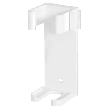 Imagem de Suporte de alisador de cabelo, suporte organizador de ferro de ondulação de alumínio, autoadesivo, resistente ao calor, suporte para secador de cabelo para banheiro, barbearia