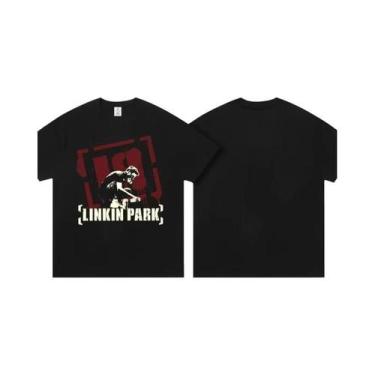 Imagem de Camiseta Punk Rock Linkin Park Zero Tour Para Homens E Mulheres, Manga