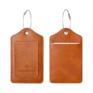 Imagem de Conjunto De Porta-Passaporte RFID Unissex E Etiqueta De Bagagem Em PU 