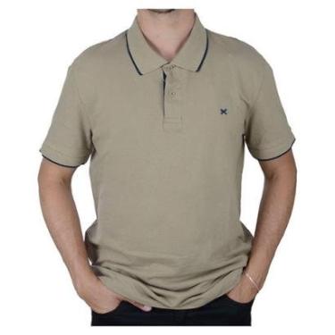 Imagem de Camisa Polo Masculina Hering MC Malha Bege Escuro 036H9CEN-Masculino