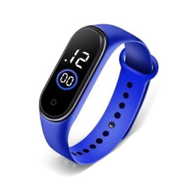 Imagem de Relógio Led Pulso Digital Esporte Aprova D'agua Bracelete Várias Cores Presente Criança...