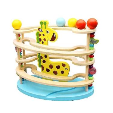 Imagem de Brinquedo educacional de construção de madeira Track Playset Early - G