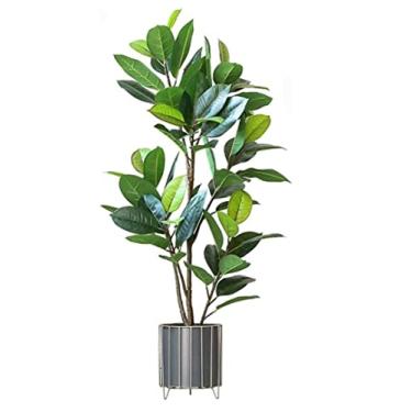 Imagem de Plantas falsas, plantas artificiais, árvores artificiais, plantas falsas em vaso para ambientes internos e externos, casa, escritório, jardim, decoração, presente, plantas artificiais, ambientes