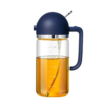 Imagem de Spray de azeite de oliva de dupla finalidade garrafa de derramamento de óleo de cozimento pulverizador de névoa de vinagre para churrasco cozinha dispensador de óleo de vidro (cor: C) (B)
