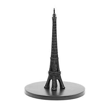 Imagem de 3FLQOOPP Porta-guardanapos de casa vintage rústico rural vertical suporte de toalha de papel Torre Eiffel para cozinha sala de jantar mesa de jantar hotel para mesa de jantar quente, preto