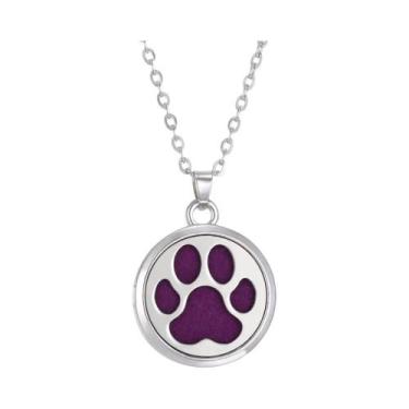 Imagem de Colar Difusor De Óleo Essencial Em Aço Inoxidável Para Mulheres, Pinge