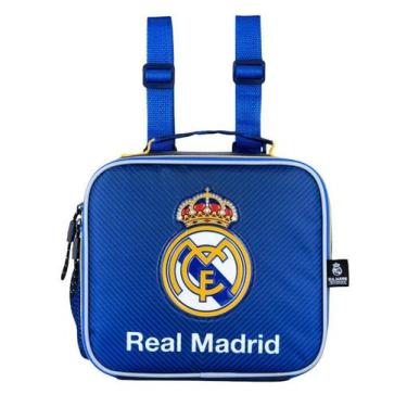 Imagem de Lancheira Escolar Térmica Futebol Time Real Madrid - Xeryus