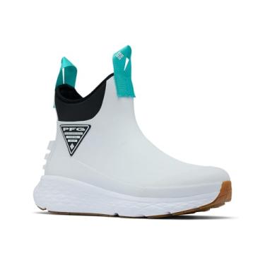 Imagem de Columbia Bota de pesca casual masculina, Branco/Geyser, 40