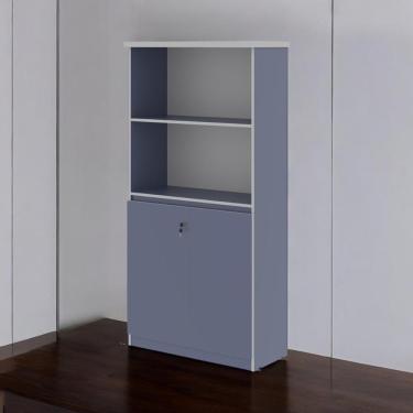 Imagem de Armário Estante Com Prateleiras Línea Azul