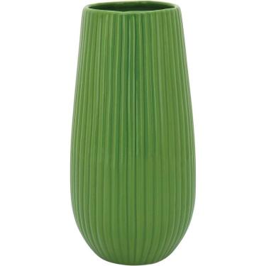 Imagem de Crispin Vaso 25X12X12Cm Cerâmica Verde