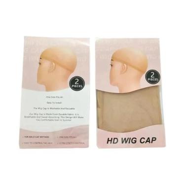 Imagem de Toucas De Peruca HD Marrom Claro 2/8/20 Peças, Redes De Cabelo De Nylo