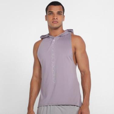 Imagem de Regata Under Armour Sport c/ Capuz Masculina, Roxo, EP