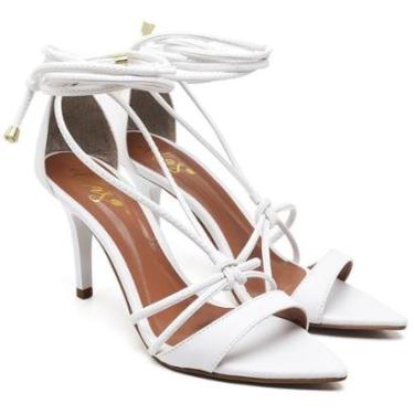 Imagem de Sandália Salto Médio em Couro Ella's-Feminino