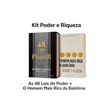 Imagem de Kit Poder e Riqueza  As 48 Leis do Poder Capa Dura + O Homem Mais Rico