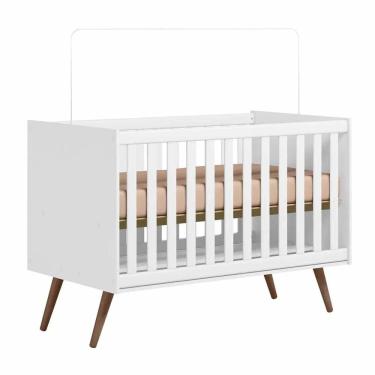 Imagem de Berço Americano Mini Cama Retrô Q Encanto Branco - Qmovi