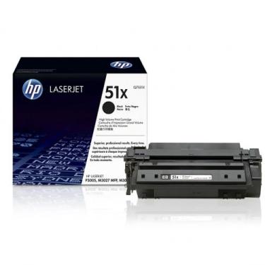 Imagem de Toner Original  P3005 M3027  Q7551X 51X  Preto - HewlettPackard