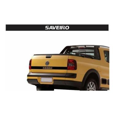 Imagem de Emblema Adesivo Tampa Traseira Volks Saveiro G5 G6 Preto - onl