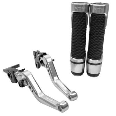 Imagem de Kit Manete Manopla Esportivo Yamaha Fazer 150 Factor 150 Ubs - Stark R