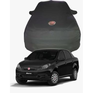 Imagem de Capa de Carro Fiat Siena Tecido  Lycra Premium - Cadilhe Capas, Preto