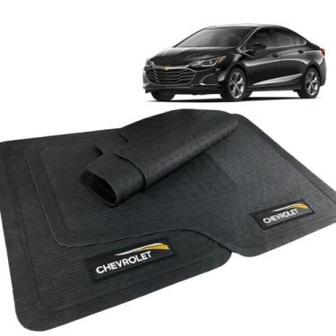 Imagem de Jogo Tapete Cruze 2016 2017 2018 2019 Borracha com Logo - CHEVROLET