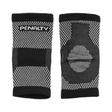 Imagem de Tornozeleira Penalty Elástica Knit XXIII - Unissex - Preto, Preto bran