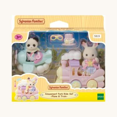 Imagem de Brinquedo Atrações do Parque de Diversões Avião & Trem Sylvanian Famil
