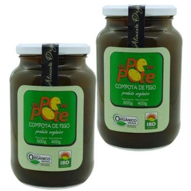 Imagem de Compota de figo organica pote 600g do pé ao pote - kit 2 unidades - DO