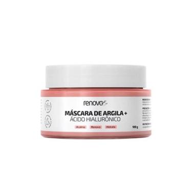 Imagem de Máscara de argila rosa com ácido hialurônico Renova Be