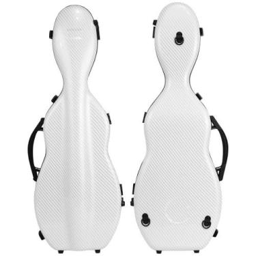 Imagem de Estojo para Violino 4,4 em Fibra de Vidro Branco Grafia em Fibra de Ca