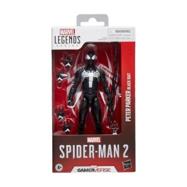 Imagem de Marvel Legends Gamerverse Peter Parker Black Suit Spider-man Hasbro G0