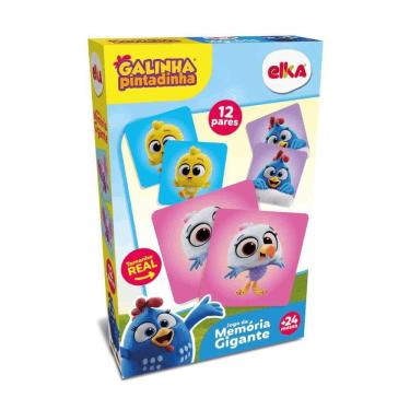 Imagem de Galinha Pintadinha Jogo da Memória Gigante - Elka