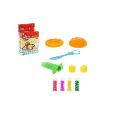 Imagem de Massinha de Modelar Kit Lanchonete Hambúrguer Art Brink