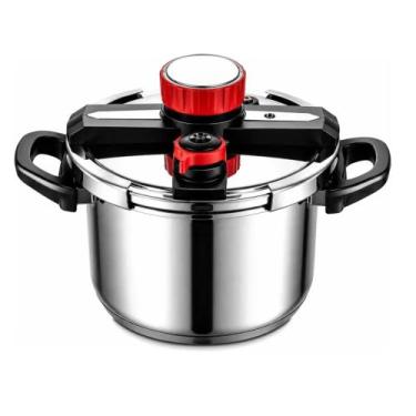 Imagem de Panela Pressão Inox 2 Valvulas Segurança Antiexplosão 7 L - XIN TECNOL